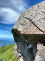 rocks in the mountains