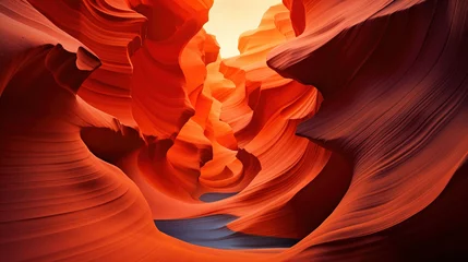 Keuken foto achterwand beautiful canyon background. Generative Ai © Shades3d