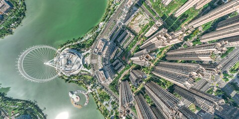 Aerial panorama landscapes of Fuzhou city in China - 636879159
