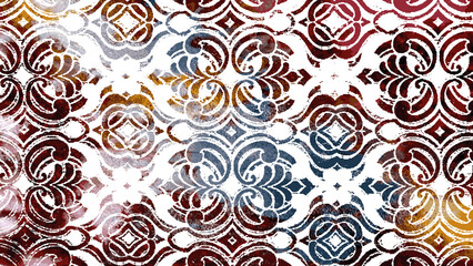 Carpet and Rugs textile design with grunge and distressed texture repeat pattern 
