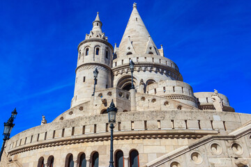 Old fisherman bastion in Budapest, Hungary