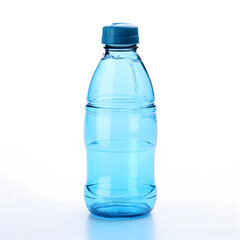 Naklejka premium close up of a plastic bottle on white background.