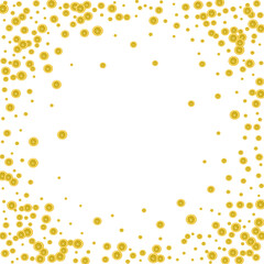 Juicy Lemon Background White Vector. Citrus Wallpaper Illustration. Bright Drawing Fruit. Yellow Fly Set.