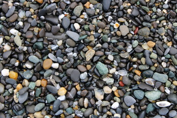 Pebbles on the beach