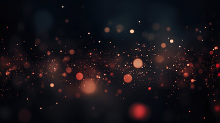 Glittering blurred Lights background.Generative Ai