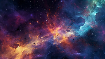 galaxy cosmos abstract multicolored background.