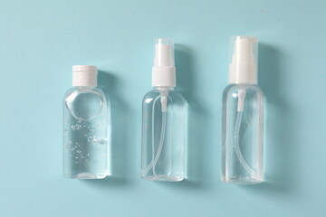 set of bottles
