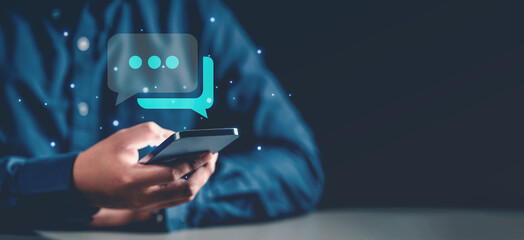 chat, message, technology, smartphone, social, communication, media, wireless, internet, social network. touching at smartphone for chatting and message. social network and communication used internet