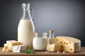 dairy products and milk