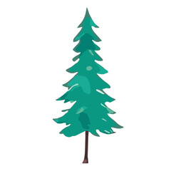 TREE WATERCOLOR ELEMENT FOR DESIGN