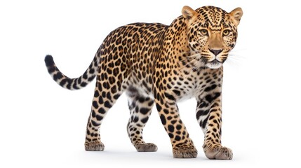 Naklejka premium Image of leopard standing
