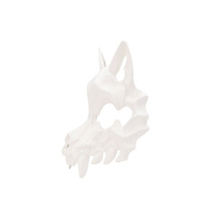 White evil mask, Cutout.