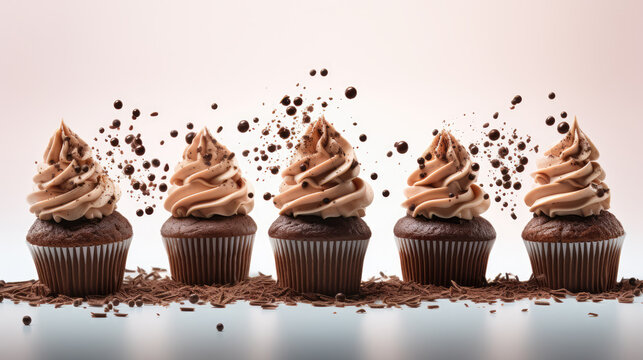 Chocolate Cupcakes Advertising Photography