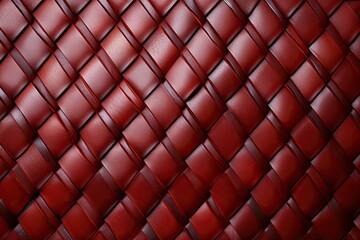 Leather woven texture with highlights in red brown colour, classic style