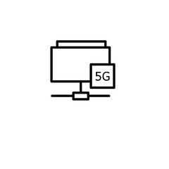 5G Signal Internet Icon 