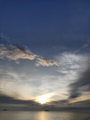 sunrise over the sea