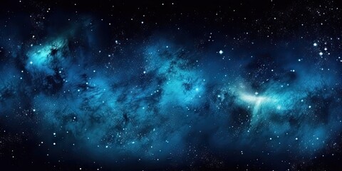 Fototapeta premium Cosmic dreams. Nighttime wonders of galaxy. Astral symphony. Nebulae and stars. Celestial harmony. Night sky in deep space