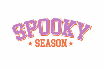 Spooky Season Halloween Typography T shirt design