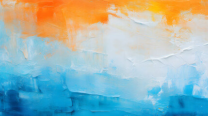 Abstract Multicolored Art Texture with Oil Brushstrokes