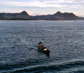 boat on the sea