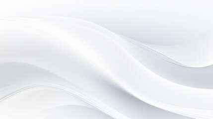 White abstract background with smooth lines in waves. Dynamic Flowing white background