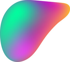  3D element of holographic chameleon design