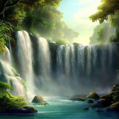 waterfall in the forest