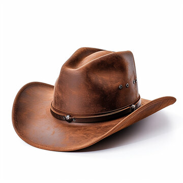 Cowboy Brown Hat Rancher Farm 