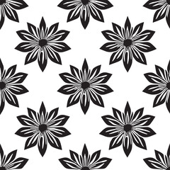 Obraz premium seamless pattern with flowers