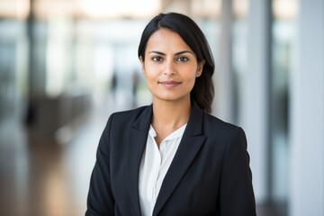 Corporate portrait woman caucasian confident businesswoman posing in office company indoors hands crossed smiling toothy successful top manager female girl employer business leader looking at camera - obrazy, fototapety, plakaty