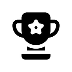 trophy glyph icon