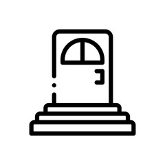 career path line icon