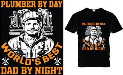 Plumber t shirt design.