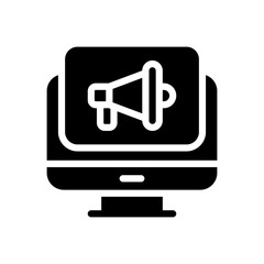 marketing glyph icon