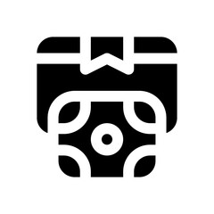 cash on delivery glyph icon