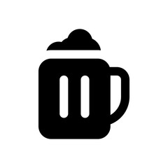 beer glyph icon