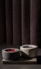Women love romance and soulful nights…
A candle for romantic nights, by using handicraft, illuminates all beauties...
A candle is the peace of dim light.
