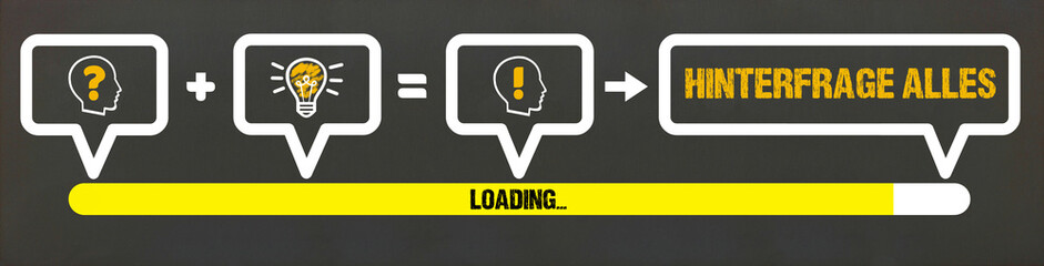 hinterfrage alles	