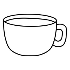 Coffee cup drawing