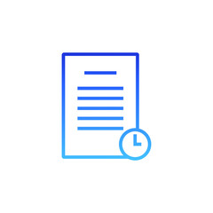 Gradient Document File Icon