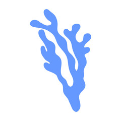 Coral logo. Isolated coral on white background