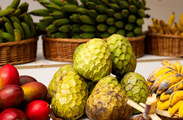 fruits on the market in Funchal