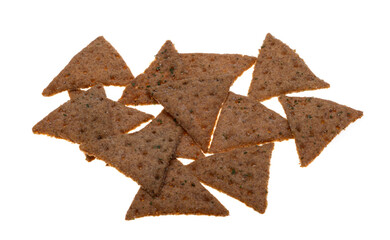 bread chips isolated