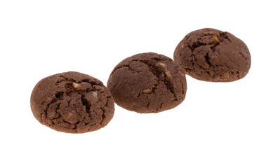 chocolate chip cookie isolated