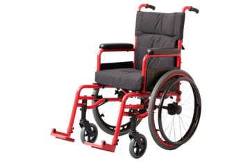 Wheelchair. isolated object, transparent background