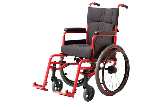 Wheelchair. isolated object, transparent background