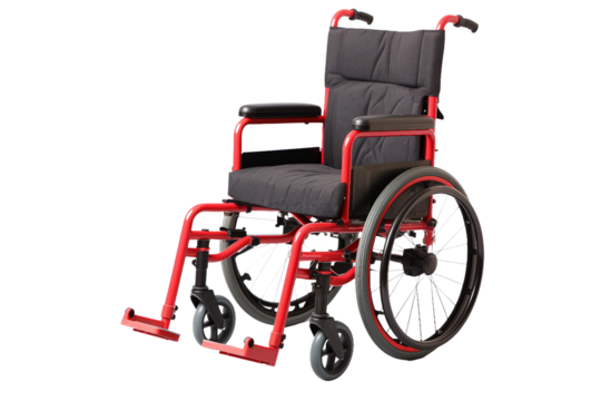 Wheelchair. isolated object, transparent background