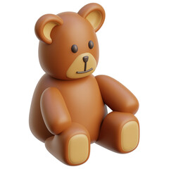 Teddy Bear 3D Illustration