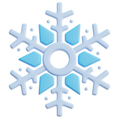 Snowflake 3D Illustration