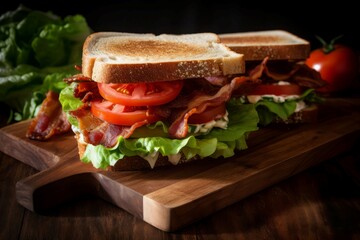 Tasty sandwich. Generate Ai